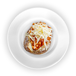 Baked Potato With Beans & Cheese 
